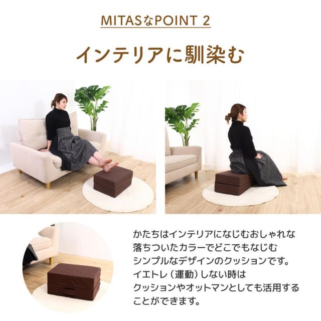 父の日プレゼント 公式 イエトレクッション トランポリンクッション Wステッパー MI クッション・座布団 クッション