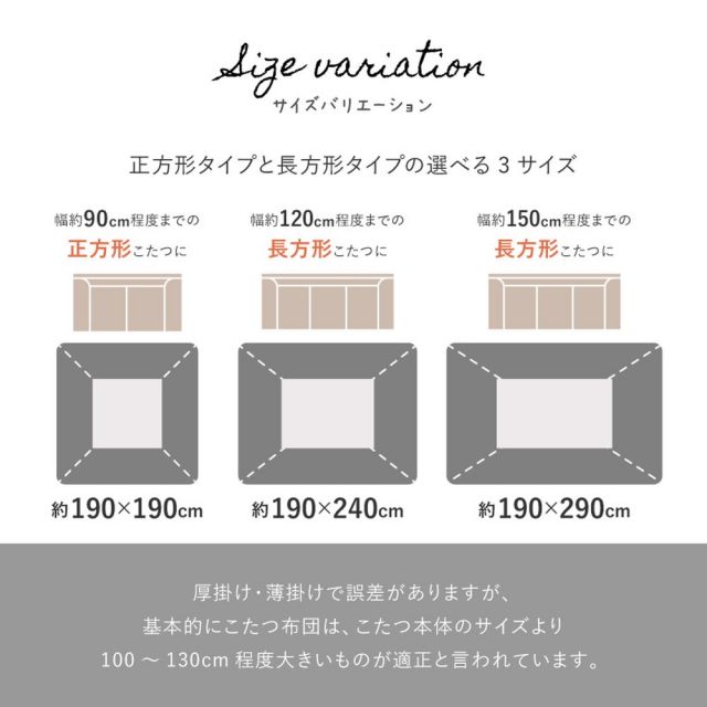 スーパSALE10倍&4時間限定10%OFF こたつ布団 ベニワレン 約190×190cm 正方形 こたつ掛け布団 薄掛け布団 洗える ウォッシャブル 先染め ふんわり モノトーン いぐさ たたみ