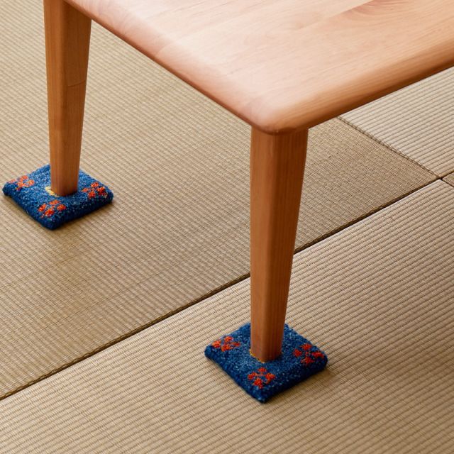 ギャッベ コースター 約10×10cm ミニギャッベ 座卓敷き 壁飾り いぐさ たたみ
