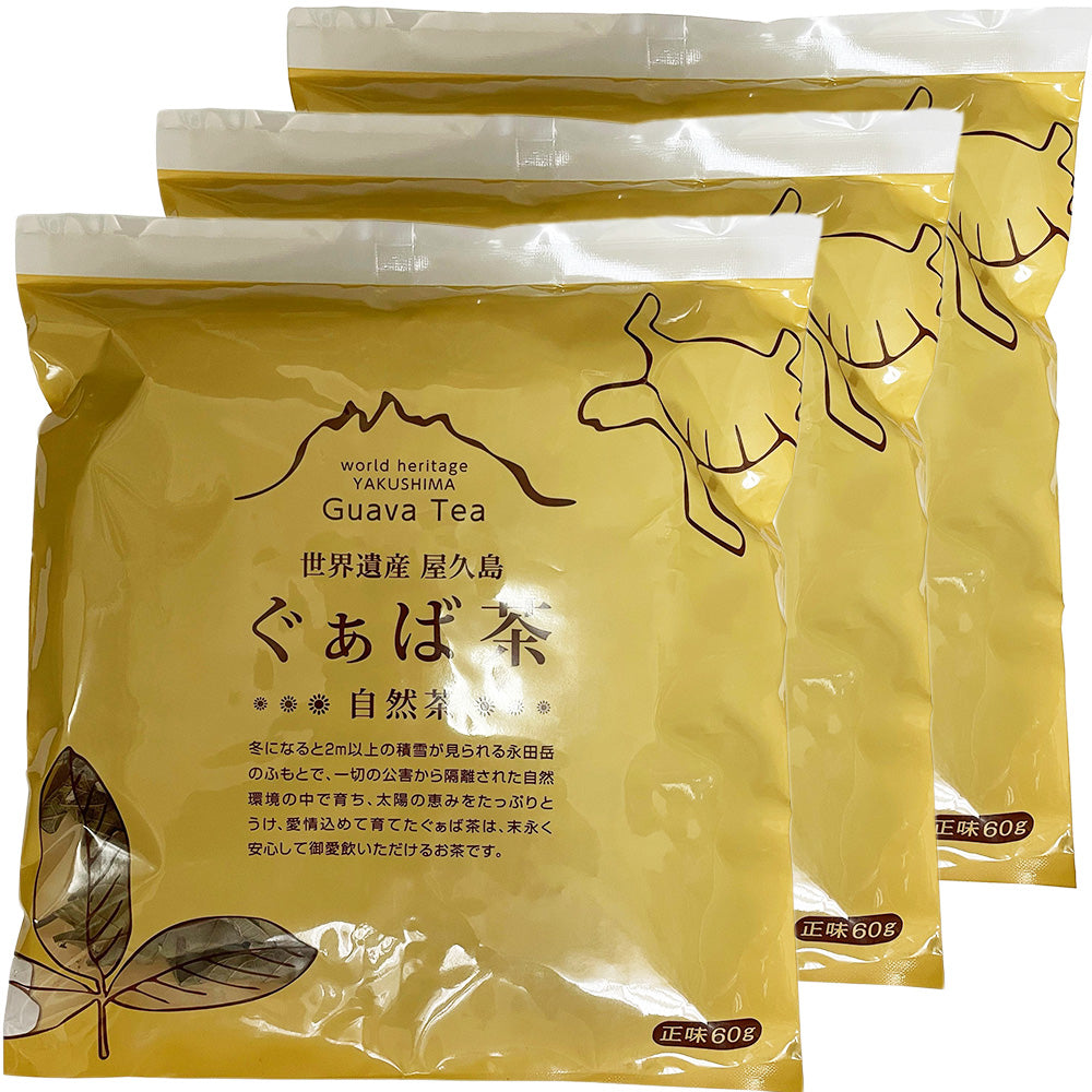 屋久島産ぐぁば茶 60g(グァバ茶100%・シジュウム茶) グアバ茶 グアヴァ茶 シジウム