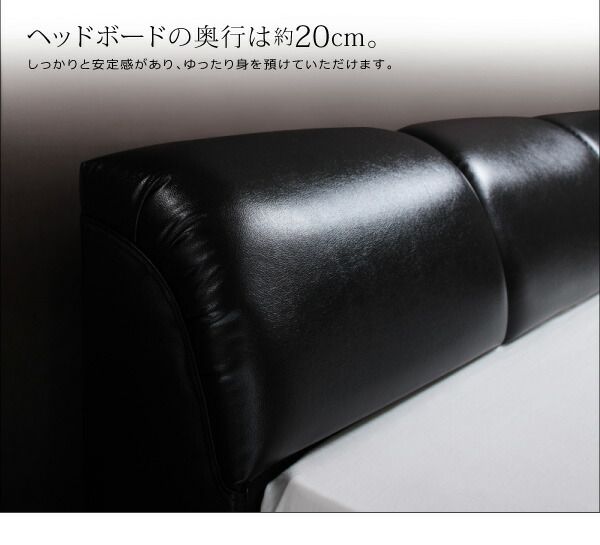 スーパSALE10倍&4時間限定10%OFF モダンデザインフロアベッド スタンダードポケットコイルマットレス付き セミダブル