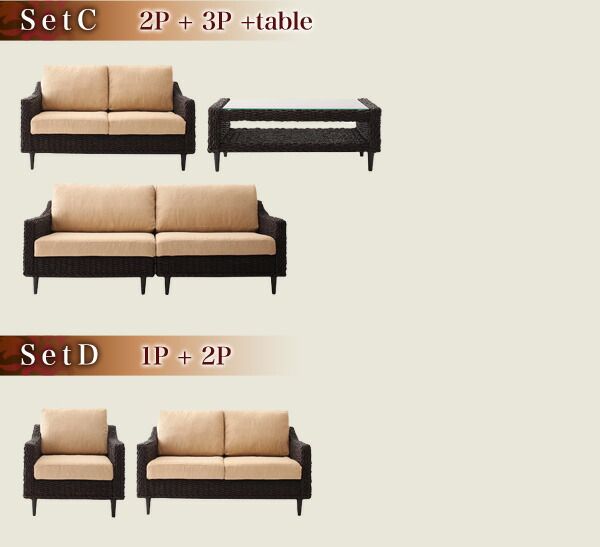 スーパSALE10倍&4時間限定10%OFF スタンダードソファ デザインソファ アバカシリーズ ソファ2点セット 1P+3P