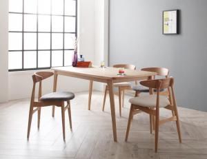 スーパSALE10倍&4時間限定10%OFF ダイニングセット 4人 北欧 デザイナーズ おしゃれ 5点セット(テーブル+チェア4脚) 幅150