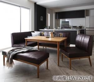 スーパSALE10倍&4時間限定10%OFF ダイニングセット(テーブル&ソファ チェア ベンチ) モダンデザインリビングダイニングセット 6人 5点セット(テーブル+ソファ1脚+アームソファ1脚+チェア1脚+ベンチ1脚) 左アーム W150