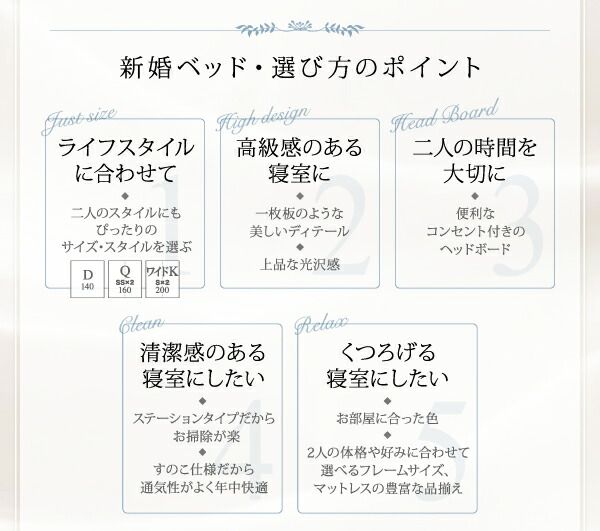 スーパSALE10倍&4時間限定10%OFF 棚・コンセント付きデザインすのこベッド スタンダードポケットコイルマットレス付き クイーン(Q×1)