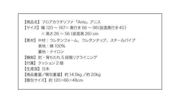スーパSALE10倍&4時間限定10%OFF フロアソファ フロアカウチソファ 2P