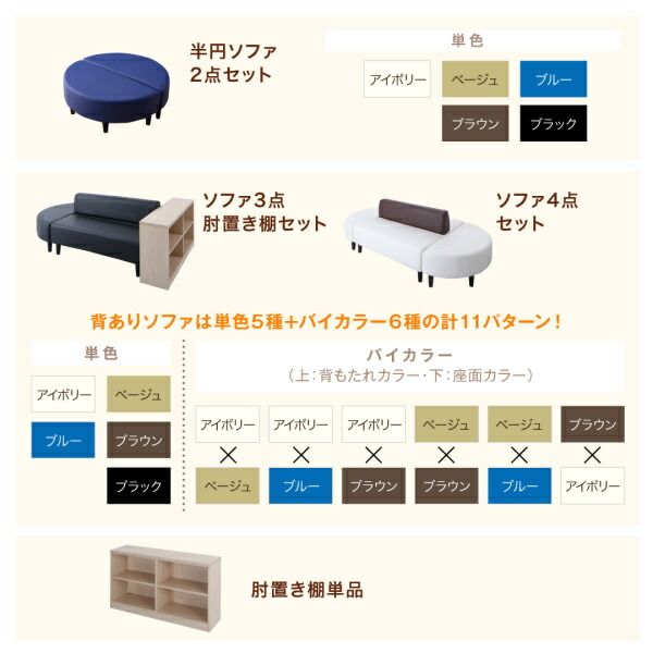 スーパSALE10倍&4時間限定10%OFF スタンダードソファ デザインソファ 空間に合わせて色と形を選ぶレザーカバーリング待合ロビーソファ ソファ2点セット 円形 2P×2