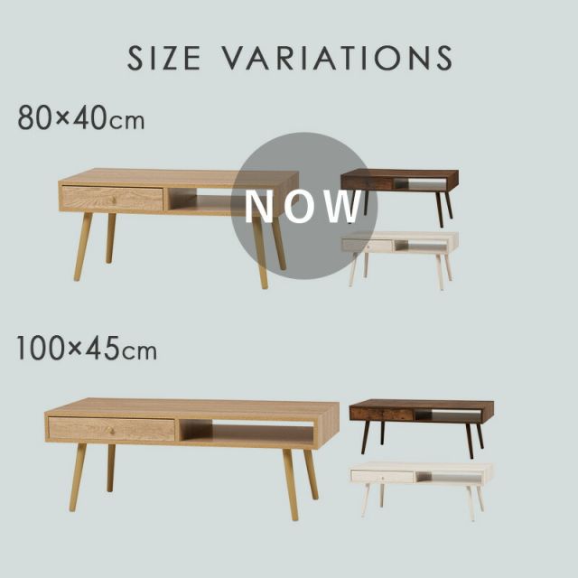 スーパSALE10倍&4時間限定10%OFF テーブル-MT-両面引出し 80×40×36.5cm