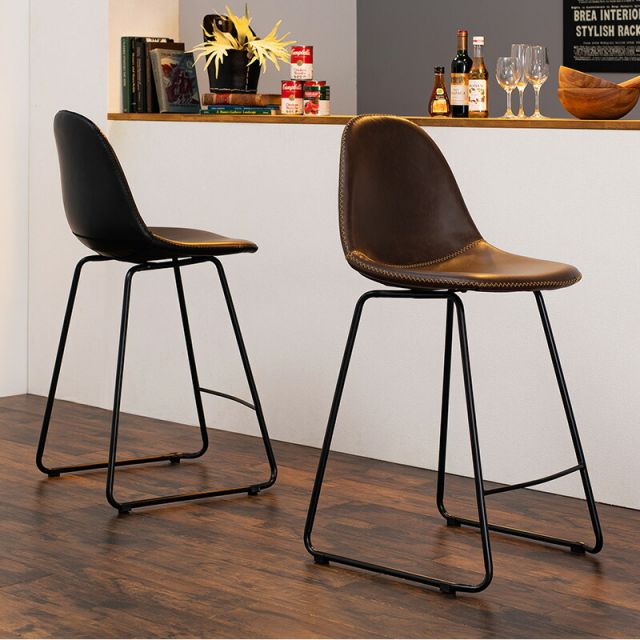 スーパSALE10倍&4時間限定10%OFF バーチェア-LC-チェア背もたれ丸タイプ 48×48.5×93.5cm