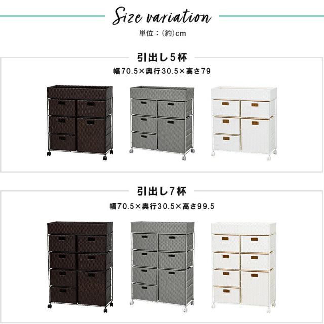 スーパSALE10倍&4時間限定10%OFF ランドリー/ 2列タイプ 7杯タイプ 70.5×30.5×99.5cm