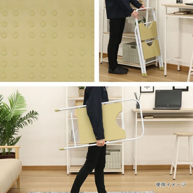 スーパSALE10倍&4時間限定10%OFF ステップイージー 2段 高さ77cm