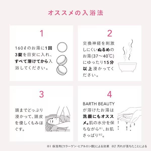 スーパSALE10倍&4時間限定10%OFF バース BARTH 中性重炭酸入浴料 BEAUTY 30錠