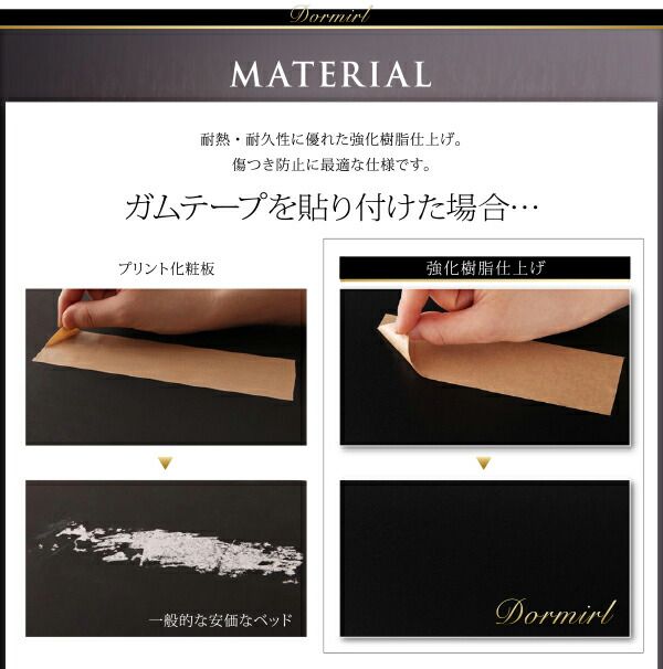 スーパSALE10倍&4時間限定10%OFF モダンデザインベッド プレミアム2層ポケットコイルマットレス付き クイーン(Q×1) 組立設置付