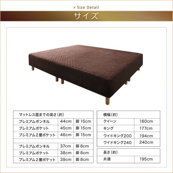 スーパSALE10倍&4時間限定10%OFF すのこ構造 脚付きマットレス ハイクラスファミリーボトムベッド プレミアム2層ポケットコイルマットレス付き キング(SS+S) 組立設置付