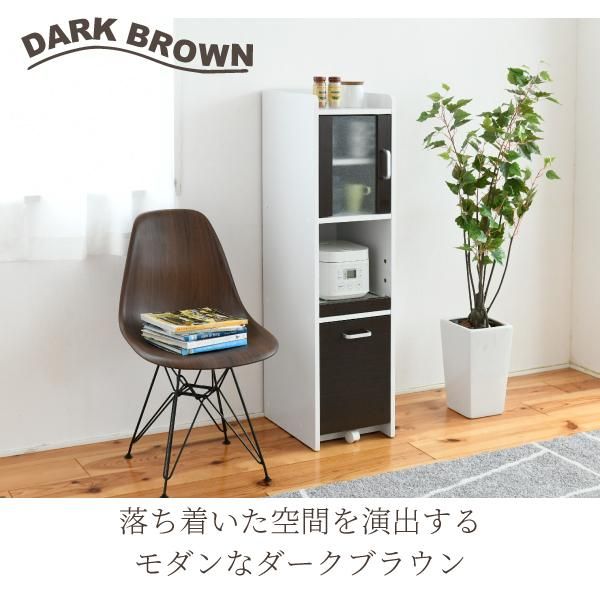 スーパSALE10倍&4時間限定10%OFF すきま 隙間収納 キッチン ミニ 食器棚 キッチン家電収納 家電ラック 家電収納棚 コンパクト 収納 スリム ラック 棚 幅30 高さ 120 扉付 キッチンラックMI