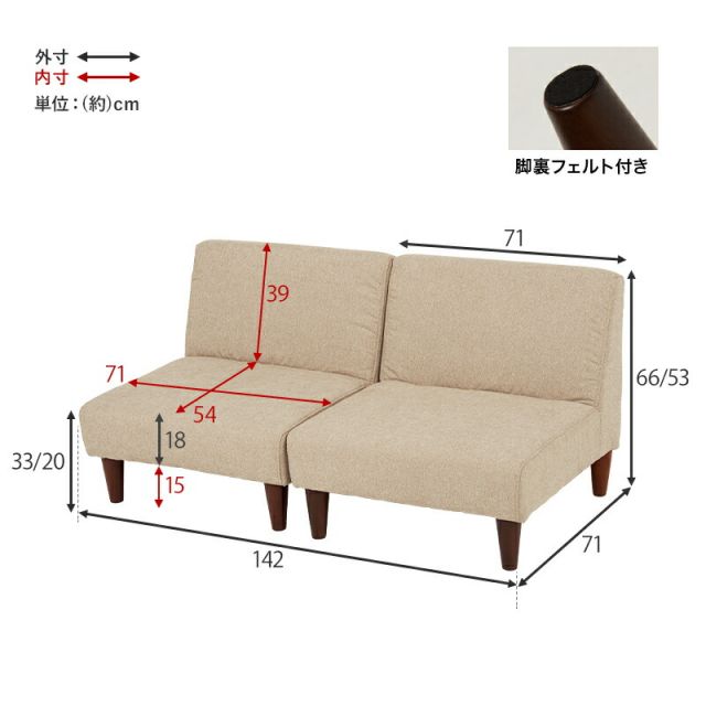 スーパSALE10倍&4時間限定10%OFF フラットS-2S 1人掛けソファ2点セット