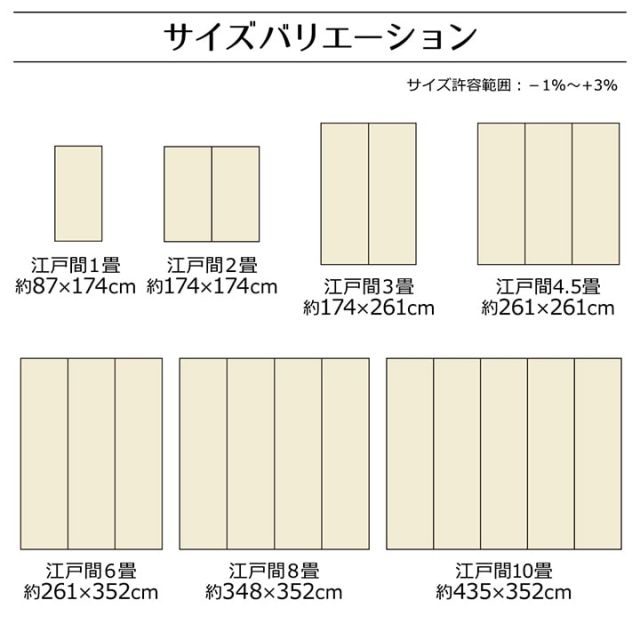 ラグ 洗える 日本製 国産 アウトドア レジャー アウトドア 和室 シンプル 江戸間6畳(約261×352cm)