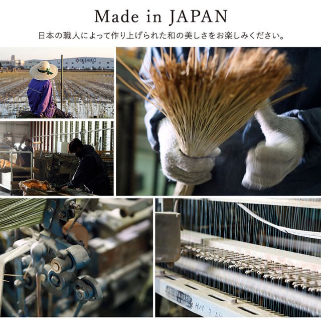 ラグ い草 国産 純国産 日本製 シンプル 無地風 抗菌防臭 自然素材 ウレタン 約140×200cm