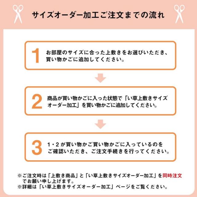 い草 上敷き カーペット 制菌 抗菌防臭 消臭 小林製薬KOBA-GUARD 江戸間3畳(約176×261cm)