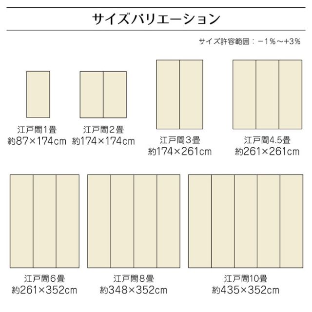 ラグ 洗える カーペット 日本製 国産 抗菌 防臭 消臭 アウトドア レジャー 敷物 和室 シンプル 江戸間1畳(約87×174cm)