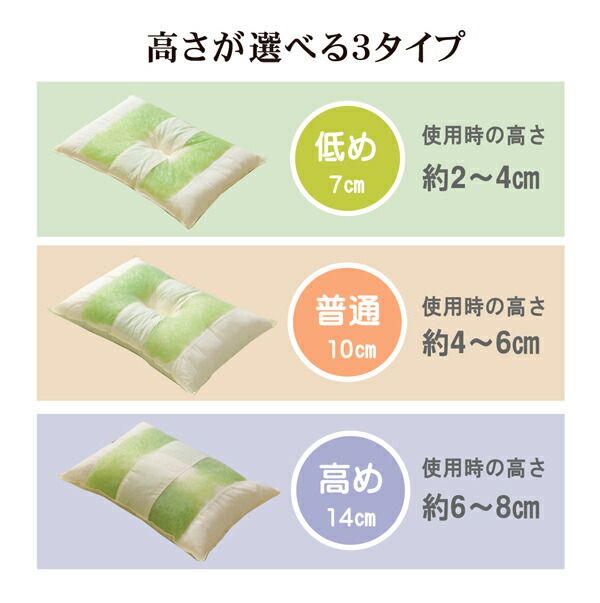 枕/ピロー 約35×50×10cm 普通 側地綿100% 高さを選べる ヒバエッセンス使用 『森の眠りひば枕M』 〔ベッドルーム〕代引NG 寝具 枕・抱き枕 枕