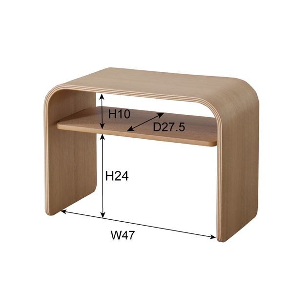 スーパSALE10倍&4時間限定10%OFF サイドテーブル オーク PT-615OAK テーブル サイドテーブル・ナイトテーブル