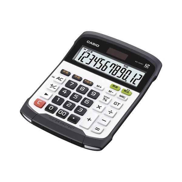 3%OFFクーポン有 カシオ 防水電卓 デスクサイズ WD-320MT-N 家電