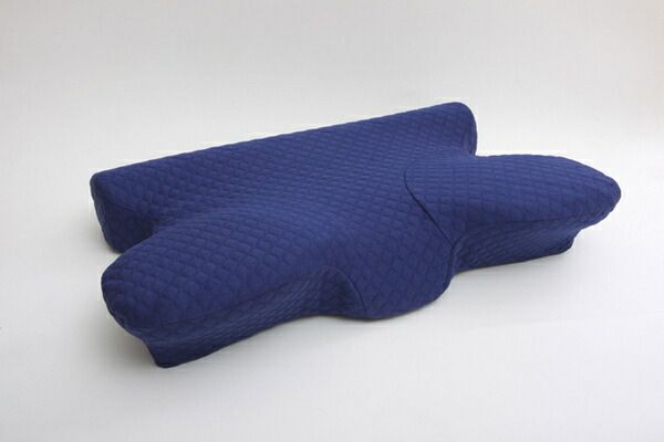 ピロー 枕 洗える 低反発 ネイビー 約35×64cm代引NG