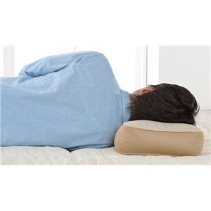 スーパSALE10倍&4時間限定10%OFF シンプル 枕/ピロー 【幅50cm×奥行30cm×高さ10cm】 日本製 綿100% ナイロンファスナー付き 高さ調整可 中材量調整可 〔寝室〕【代引NG】