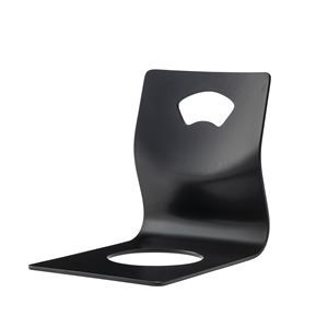 和風 座椅子/フロアチェア 取っ手付き ブラック 幅36×奥行52×高さ43cm 〔リビング 座敷 和室 客室〕