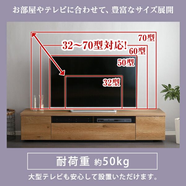 テレビ台 テレビボード 幅180cm シャビーオーク 木製 日本製 国産 コード穴 扉収納 引き出し付 完成品 ローボード テレビラック TVボード リビング収納 リビング家具 luminos ルミノス代引NG