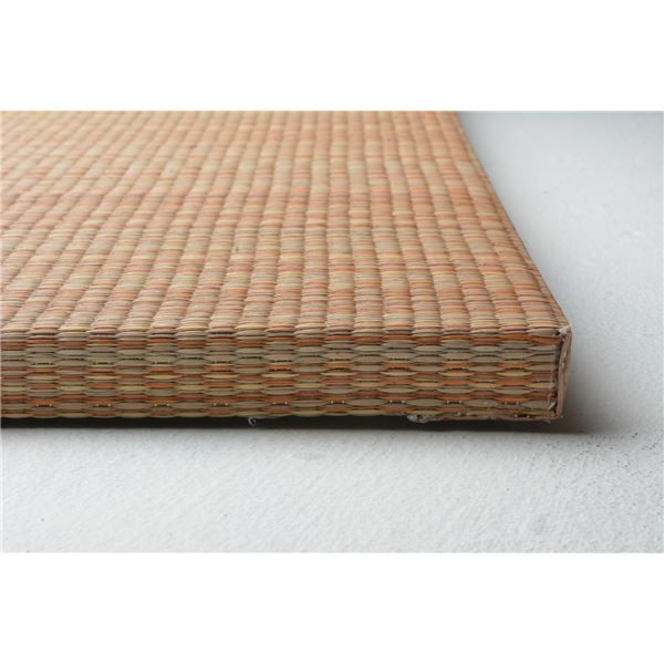 スーパSALE10倍&4時間限定10%OFF 置き畳/リビング用品 【約幅82×奥行82×高さ2.5cm ブラウン】 い草100% 軽量 防滑 空気清浄 キズ防止 『フラッタ 倉敷II』【代引NG】