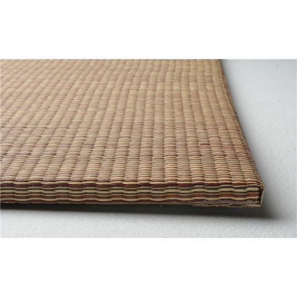スーパSALE10倍&4時間限定10%OFF 置き畳/ユニット畳 【約幅82×奥行82×高さ1.5cm ブラウン】 い草100% 軽量 防滑 空気清浄 キズ防止 『四季 しき』【代引NG】