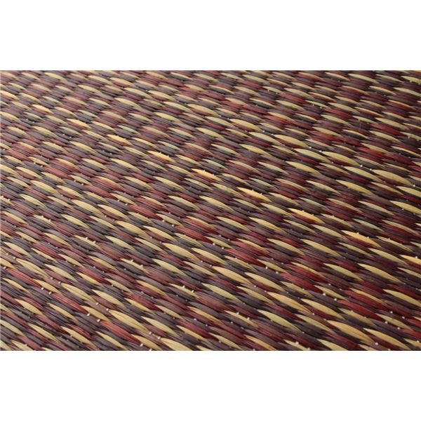 い草 ウェーブ枕/寝具 約幅35×奥行20×高さ10cm ブラウン 表面:イ草100% 『南風 なんぷう』 〔リビング ベッドルーム〕代引NG