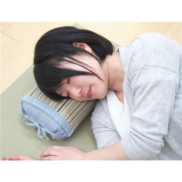 い草 小枕/寝具 約幅17×奥行30cm 表面:イ草100% 『涼仙 りょうせん』 〔リビング ベッドルーム〕代引NG