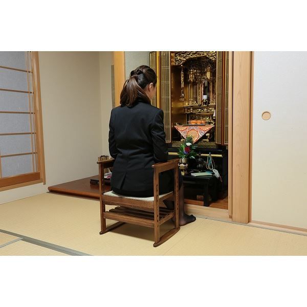 畳スツール 玄関 ベンチ 高さ調整ダークブラウン組立式 サポートチェア 椅子 いす 木製腰掛け 肘掛け シューズラック代引NG
