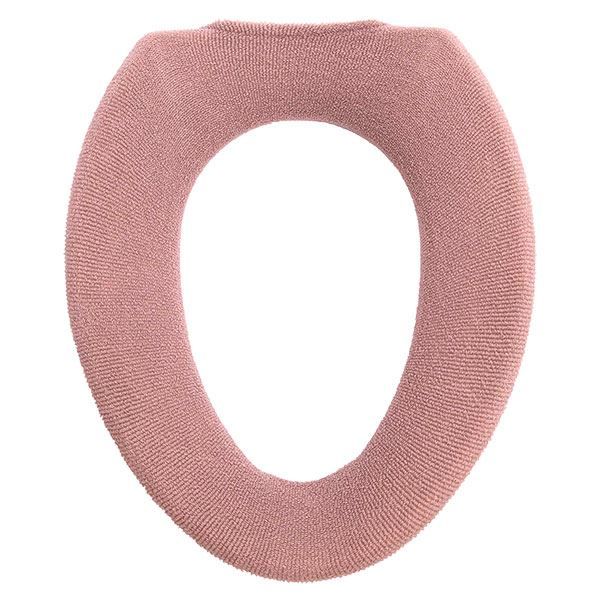 スーパSALE10倍&4時間限定10%OFF 便座カバー/トイレカバー 【O型便座カバー ベージュ 3個セット】 約幅30cm 洗える エトフトリア 〔お手洗い 御手洗〕