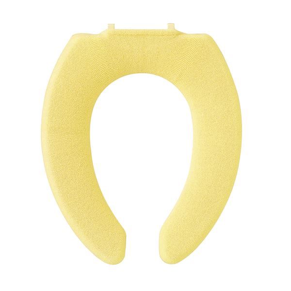スーパSALE10倍&4時間限定10%OFF 便座カバー/トイレカバー 【U型便座カバー イエロー 3個セット】 約幅9cm 洗える ボタニカルガーデン 〔お手洗い 御手洗〕