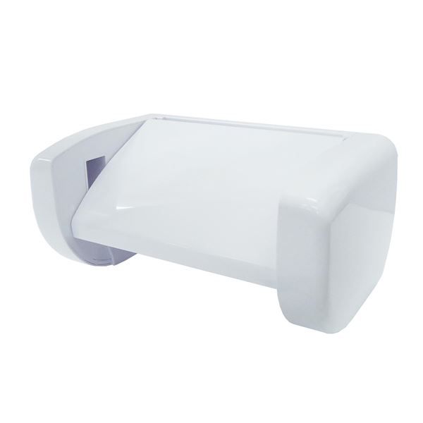 スーパSALE10倍&4時間限定10%OFF トイレットペーパーホルダー 【3個セット 約幅17.5×奥行10×高さ8.5cm】 コアレスタイプ 芯なし対応 ST 〔店舗 備品〕