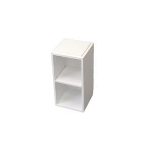 スーパSALE10倍&4時間限定10%OFF トイレラック トイレ収納 約幅15×奥行15×高さ30.5cm オープンタイプ ホワイト スタッキング de トイレ収納 お手洗い 御手洗