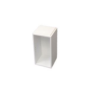 スーパSALE10倍&4時間限定10%OFF トイレラック トイレ収納 約幅15×奥行15×高さ30.5cm オープンタイプ ホワイト スタッキング de トイレ収納 お手洗い 御手洗
