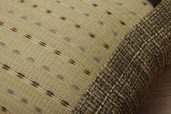 い草 枕/ピロー 約50×30cm ブルー 消臭 抗菌 防臭 小林製薬コバガード使用 シンプル ごろ寝 〔ベッドルーム リビング〕代引NG