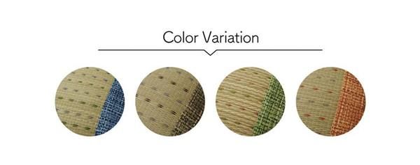 い草 枕/ピロー 約50×30cm ブルー 消臭 抗菌 防臭 小林製薬コバガード使用 シンプル ごろ寝 〔ベッドルーム リビング〕代引NG