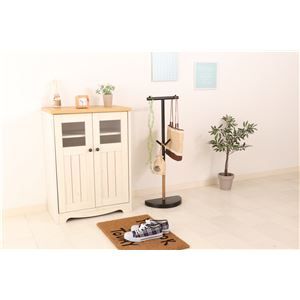 スーパSALE10倍&4時間限定10%OFF ランドセル収納 ポールハンガー 幅33×奥行16.5×高さ90cm ブラック 半円形 バックパックスタンド 組立品 子供部屋 ベッドルーム【代引NG】