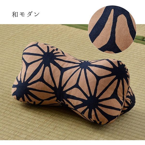 寝具 枕 くつろぐ もっちり 機能性 お昼寝 低反発チップ パイプ 日本製 ほね枕 足枕 約32×15cm 和モダン代引NG