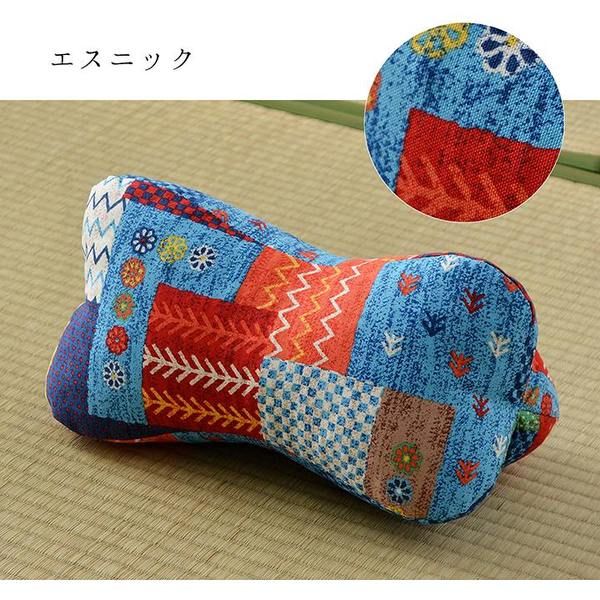 寝具 枕 くつろぐ もっちり 機能性 お昼寝 低反発チップ パイプ 日本製 ほね枕 足枕 約32×15cm カジュアル代引NG
