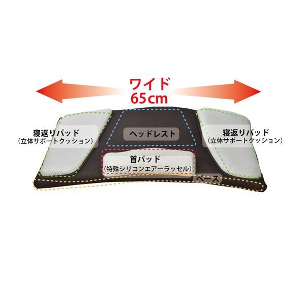 スーパSALE10倍&4時間限定10%OFF 枕 寝具 約35×65×18cm 日本製 ピローケース付き 整体師のふわもち枕 ベッドルーム 寝室 プレゼント 贈り物