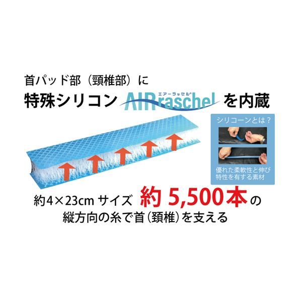 スーパSALE10倍&4時間限定10%OFF 枕 寝具 約35×65×18cm 日本製 ピローケース付き 整体師のふわもち枕 ベッドルーム 寝室 プレゼント 贈り物