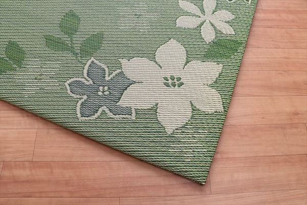 スーパSALE10倍&4時間限定10%OFF 国産 い草 日本製 置き畳 ユニット畳 簡単 和室 デザイン アレンジ オリジナル リーフ 約82×82cm 9P 9枚組【代引NG】