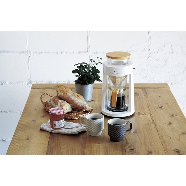 スーパSALE10倍&4時間限定10%OFF コーヒー ハンドドリップセット 幅16.8cm ホワイト ドリッパー サーバー 計量スプーン付 ポータブルドリップマイスター 珈琲